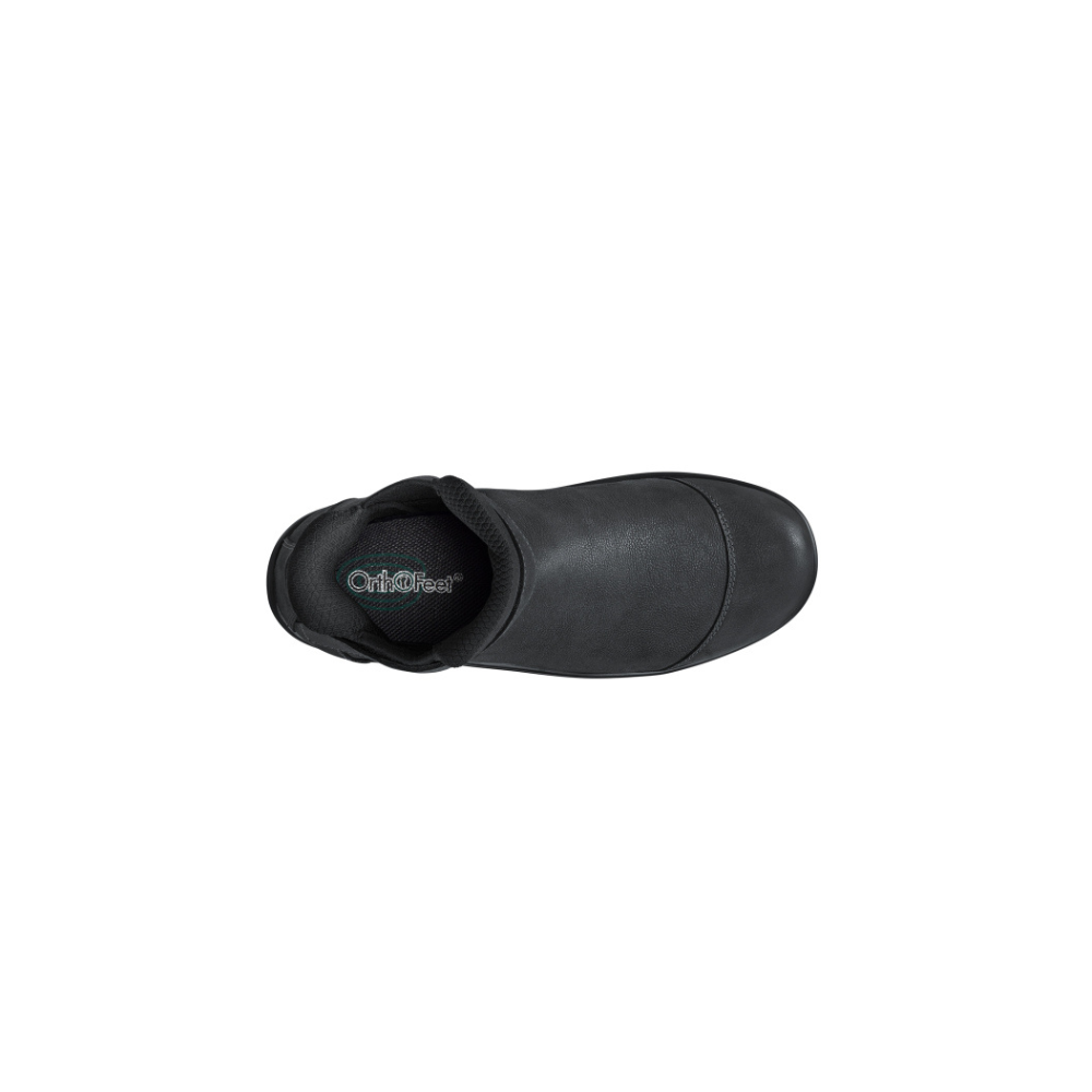 OrthoFeet Women's Blaire Hands-Free Boot - Black