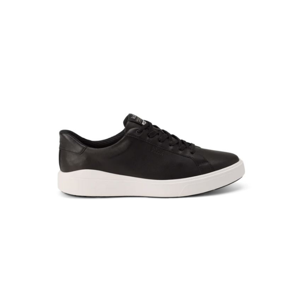 Kizik Men's Vegas 2 Hands Free Leather Sneakers - Black/White