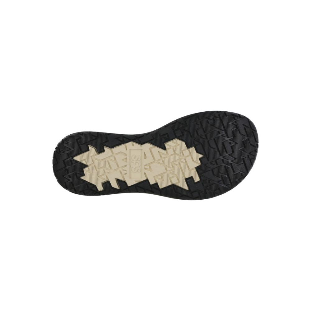 SAS Women's Embark Slide - Leather Sandal - Black Ash