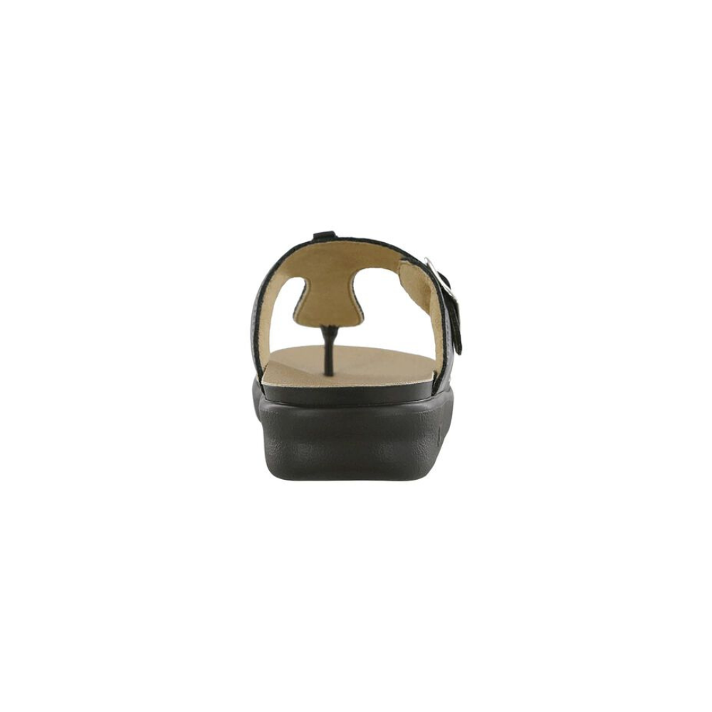 SAS Women's Dazzle - Comfort Adjustable Sandal - Black Silver