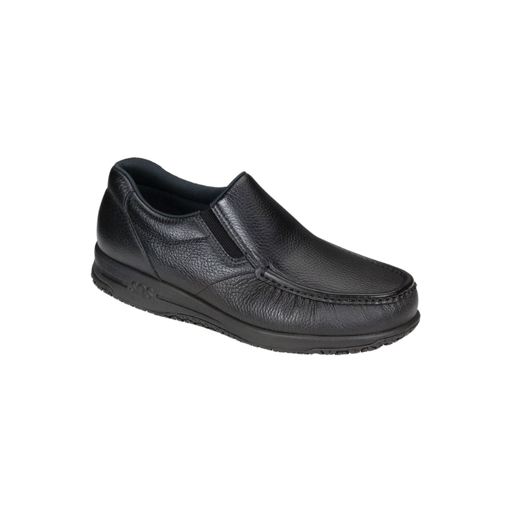 SAS Men's Navigator SR - Leather Slip On Loafer - Black