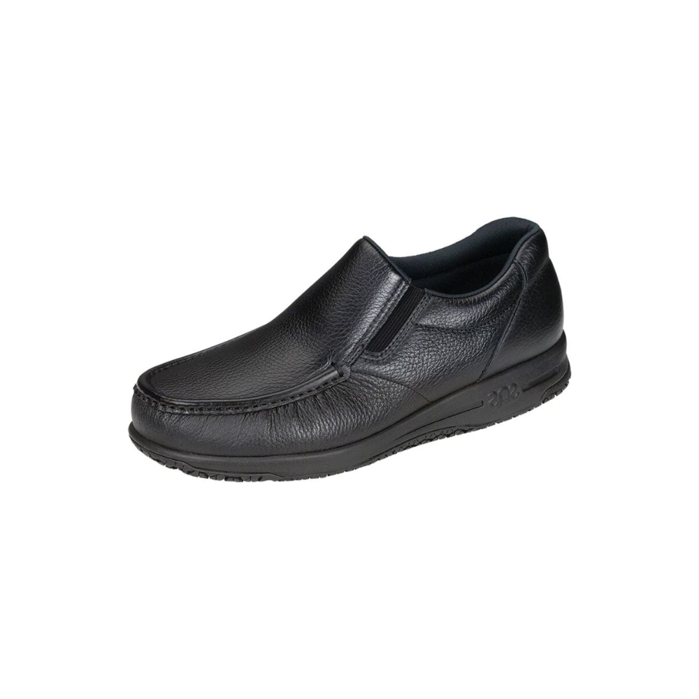SAS Men's Navigator SR - Leather Slip On Loafer - Black