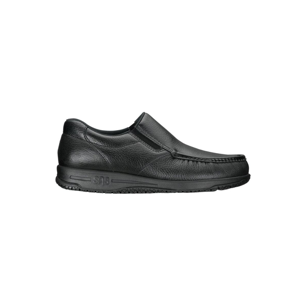 SAS Men's Navigator SR - Leather Slip On Loafer - Black