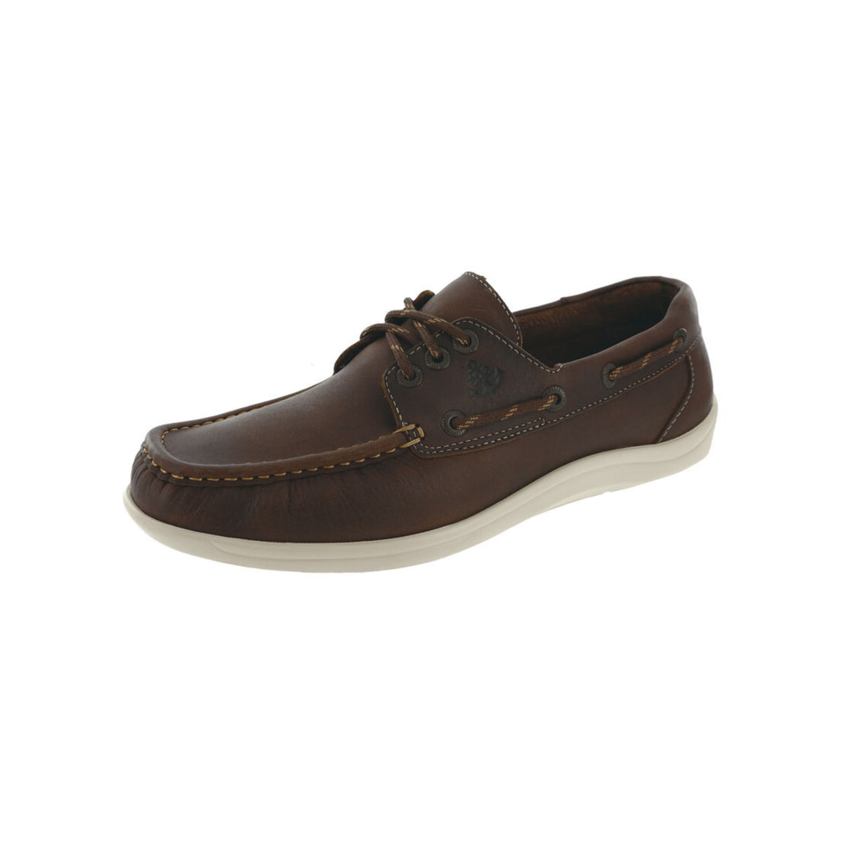 SAS Men's Decksider Hand-Sewn Leather Boat Shoe – New Briar