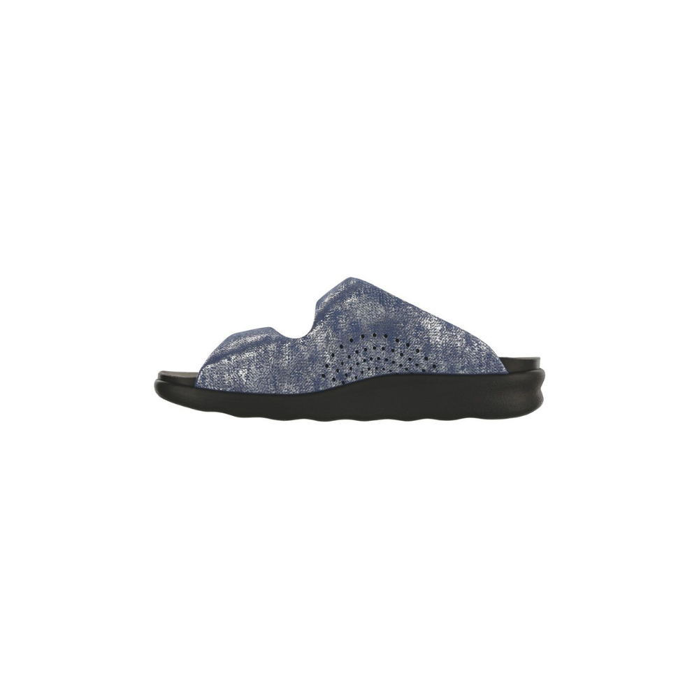 SAS Women's Cozy - Comfort Adjustable Sandal - Silver Blue