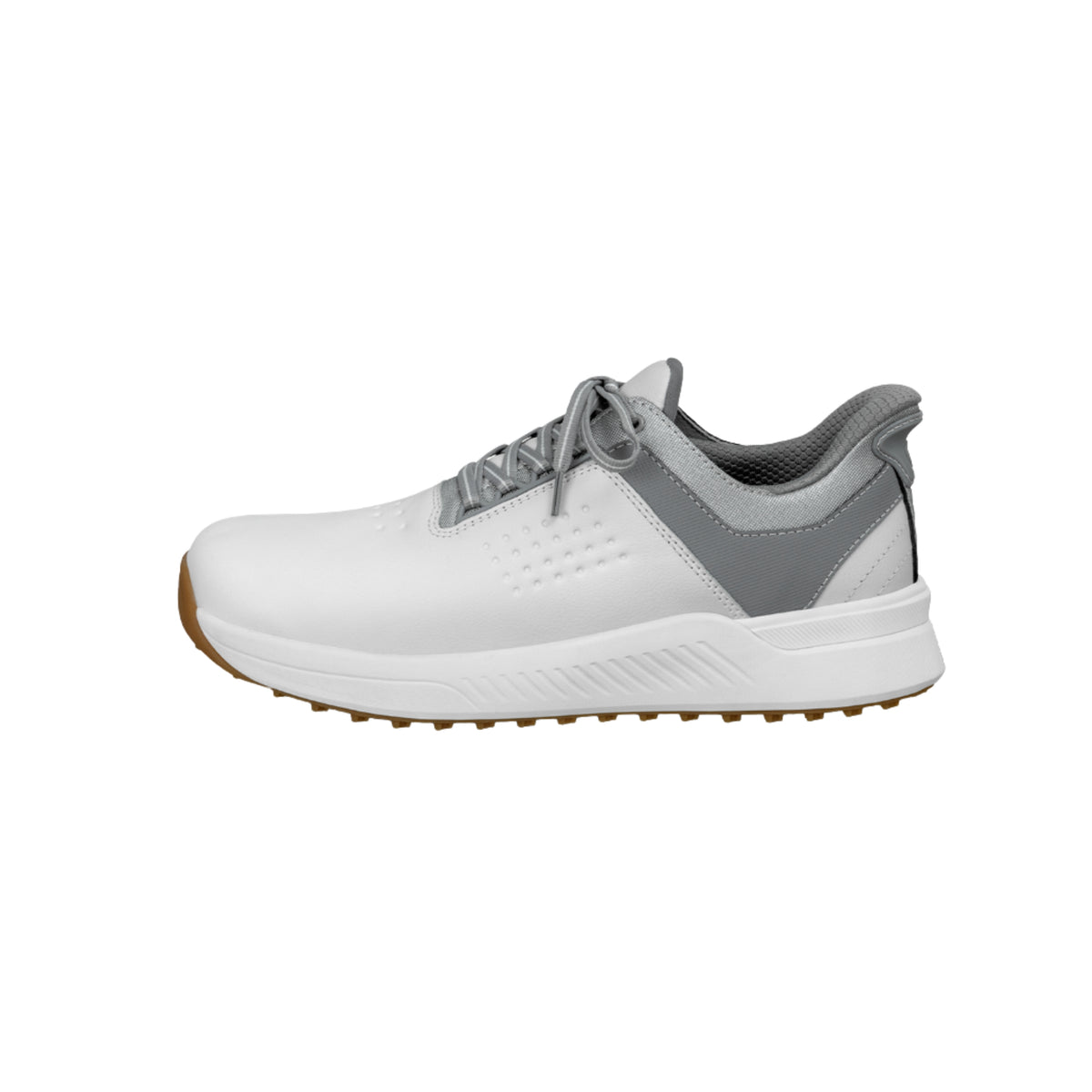 Orthofeet Men's Birdie Hands-Free Water-Repellent Golf Shoes - White