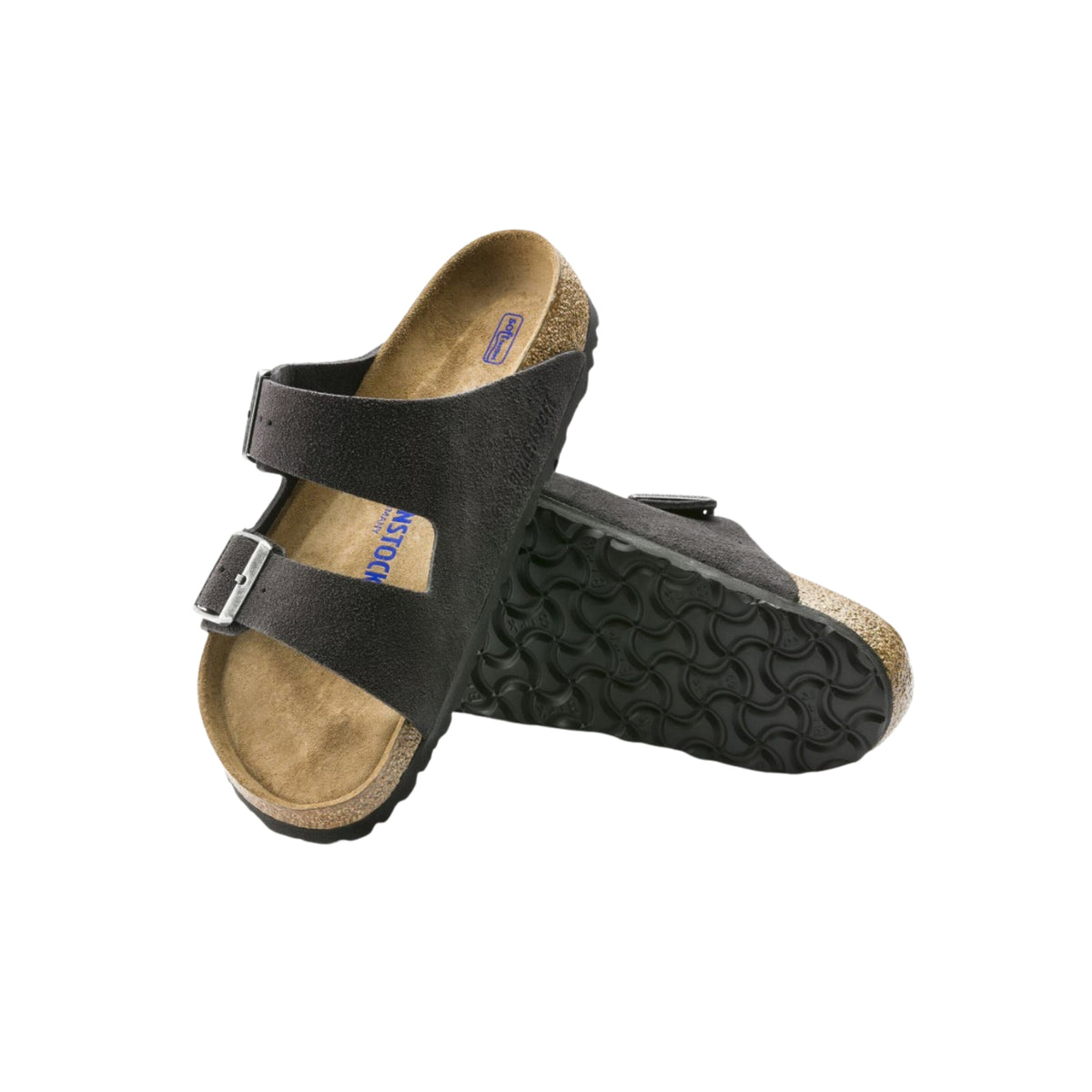 Birkenstock Arizona Suede Unisex Sandal - Velvet Gray