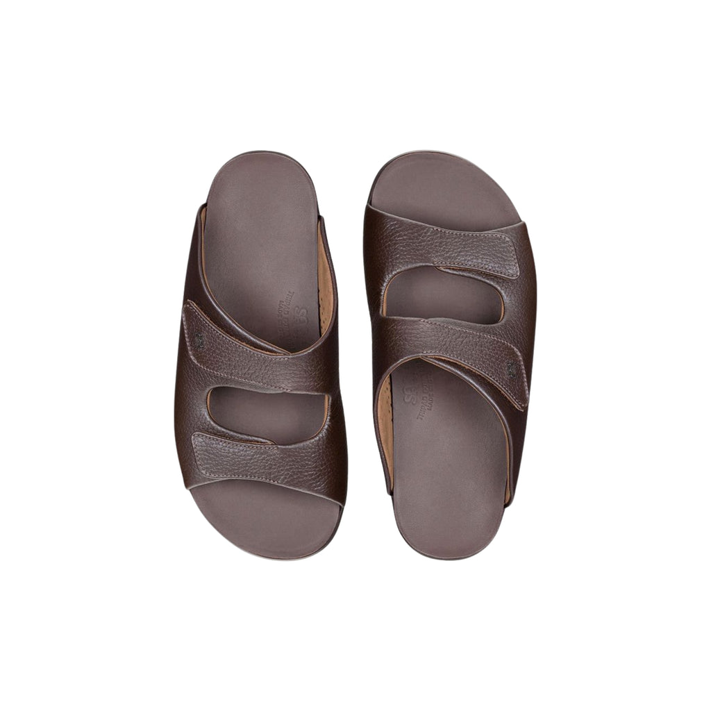 SAS Men's Encore Adjustable Slip-On Comfort Sandal - Brown