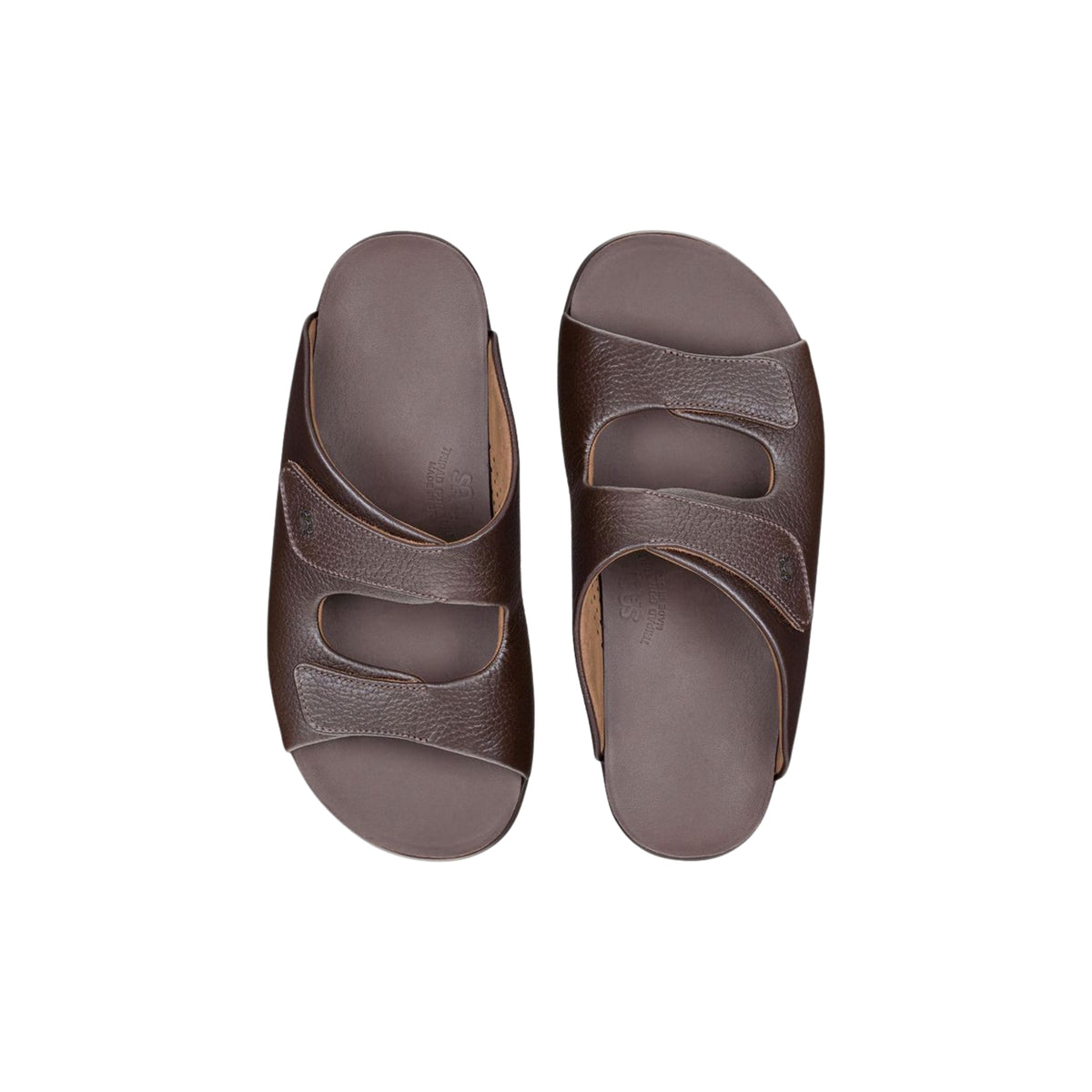SAS Men's Encore Adjustable Slip-On Comfort Sandal - Brown