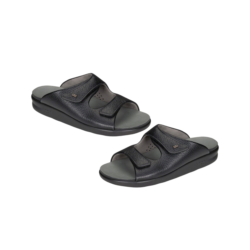SAS Men's Encore Adjustable Slip-On Comfort Sandal - Black