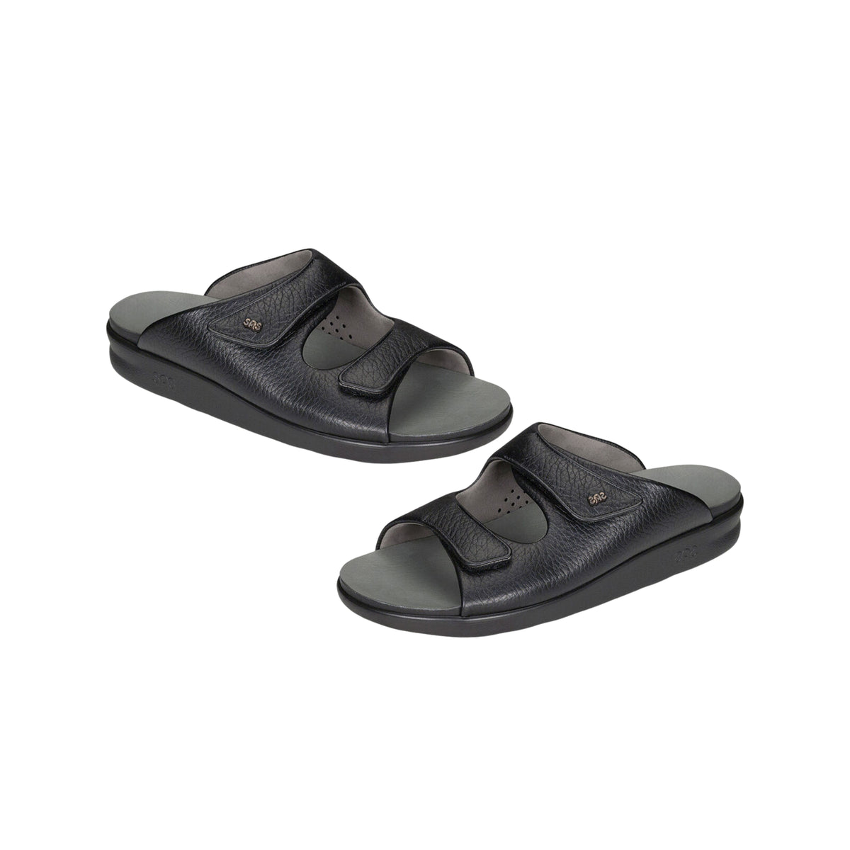 SAS Men's Encore Adjustable Slip-On Comfort Sandal - Black