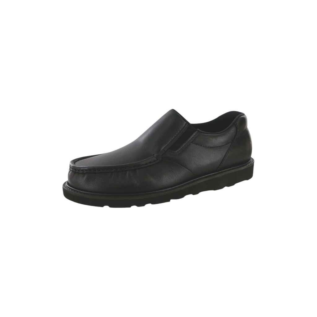 SAS Men's Hangout Vibram Moc-Toe Slip-On Shoe - Matte Black