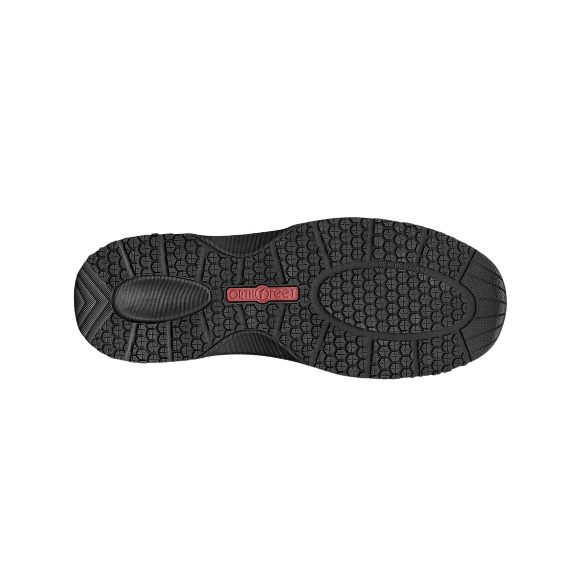 Orthofeet Men’s Pacific Palisades Waterproof Leather Sneakers – Black