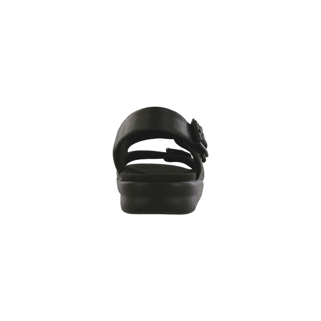 SAS Men's Bravo Leather Adjustable Heel Strap Sandal – Black Bear