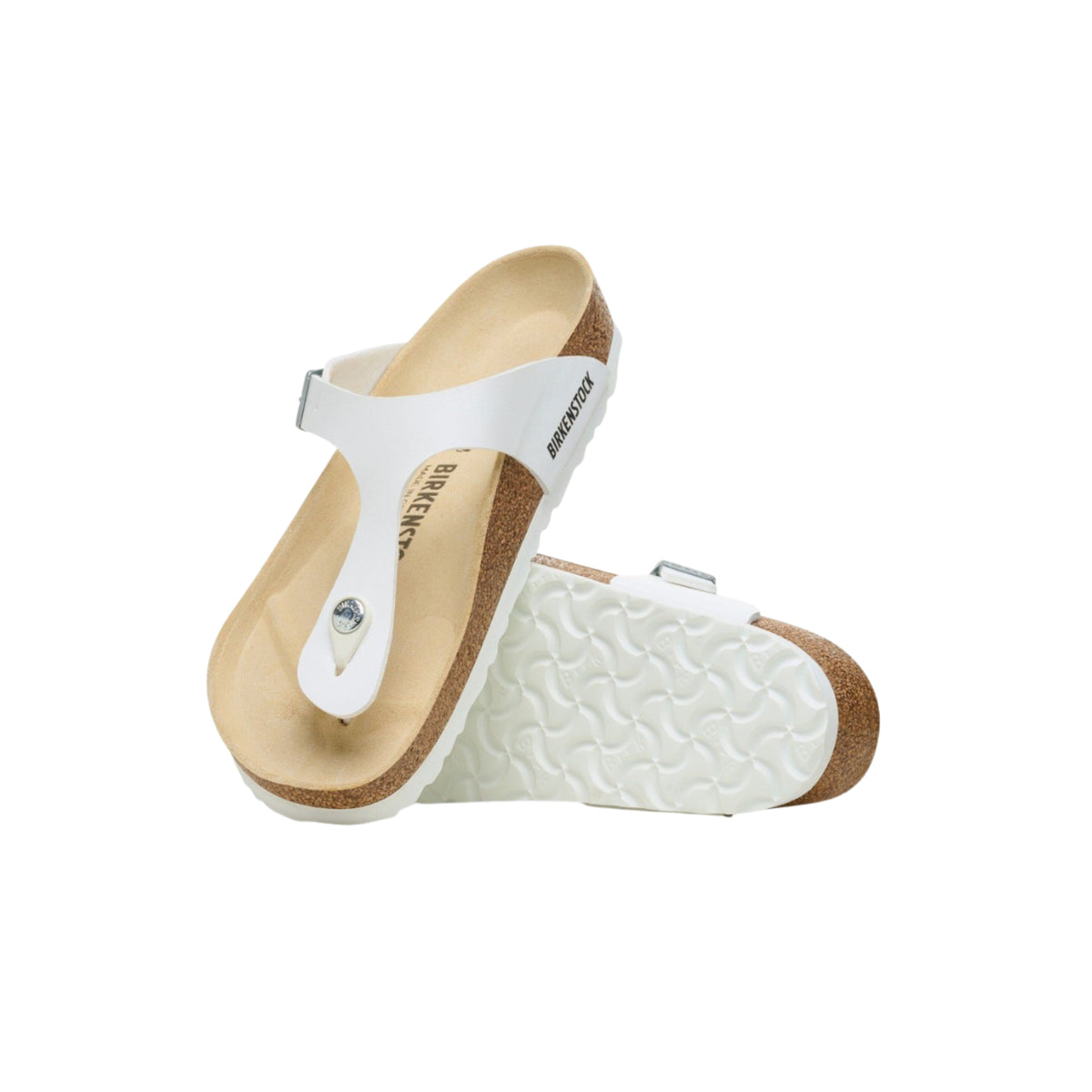 Birkenstock Gizeh Birko-Flor - White Unisex Sandal