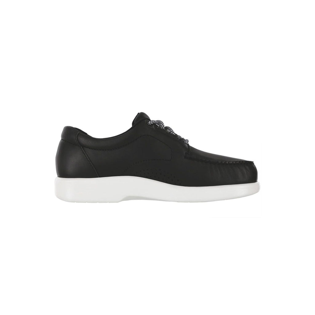 SAS Men's Bout Time LT Leather Comfort Shoe – Matte Black