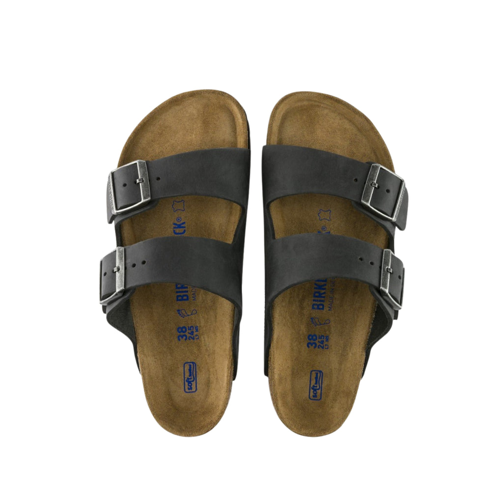 Birkenstock Arizona Soft Footbed - Oiled Black Sandal