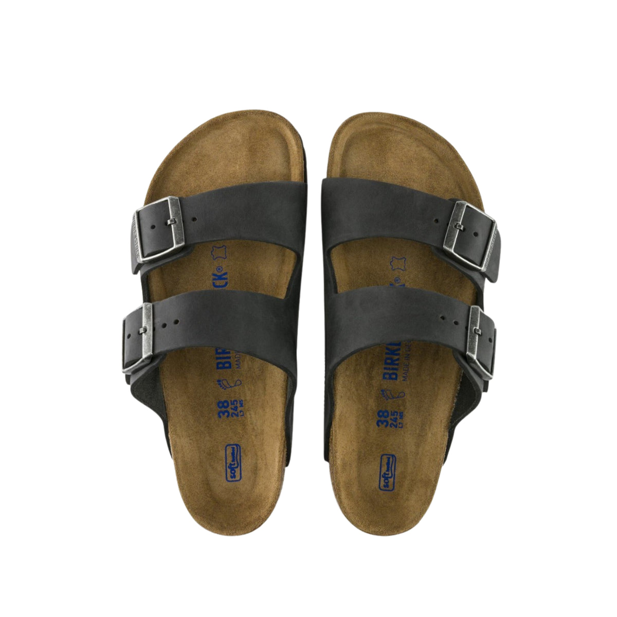 Birkenstock Arizona Soft Footbed - Oiled Black Sandal