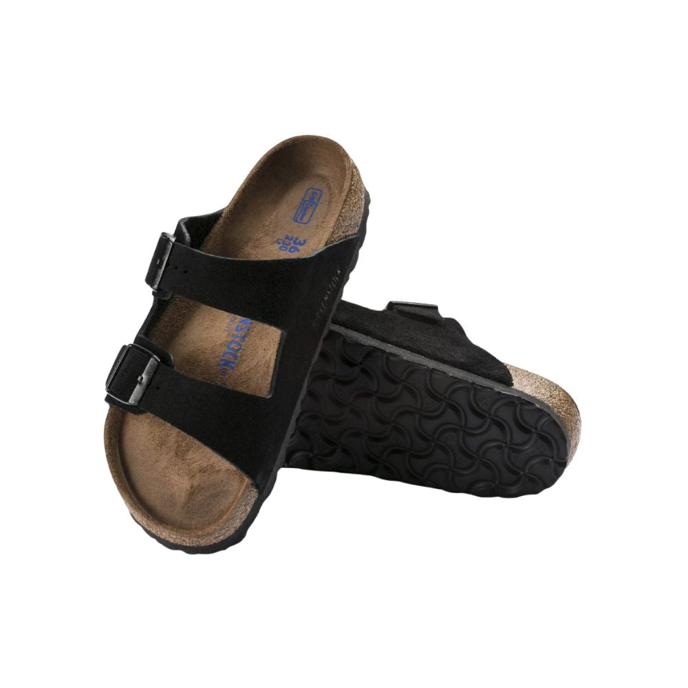 Birkenstock Arizona Soft Footbed Sandal – Black Suede