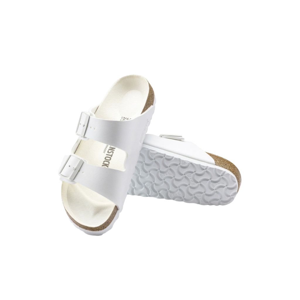 Birkenstock Unisex Arizona Birko-Flor Sandals - Triple White