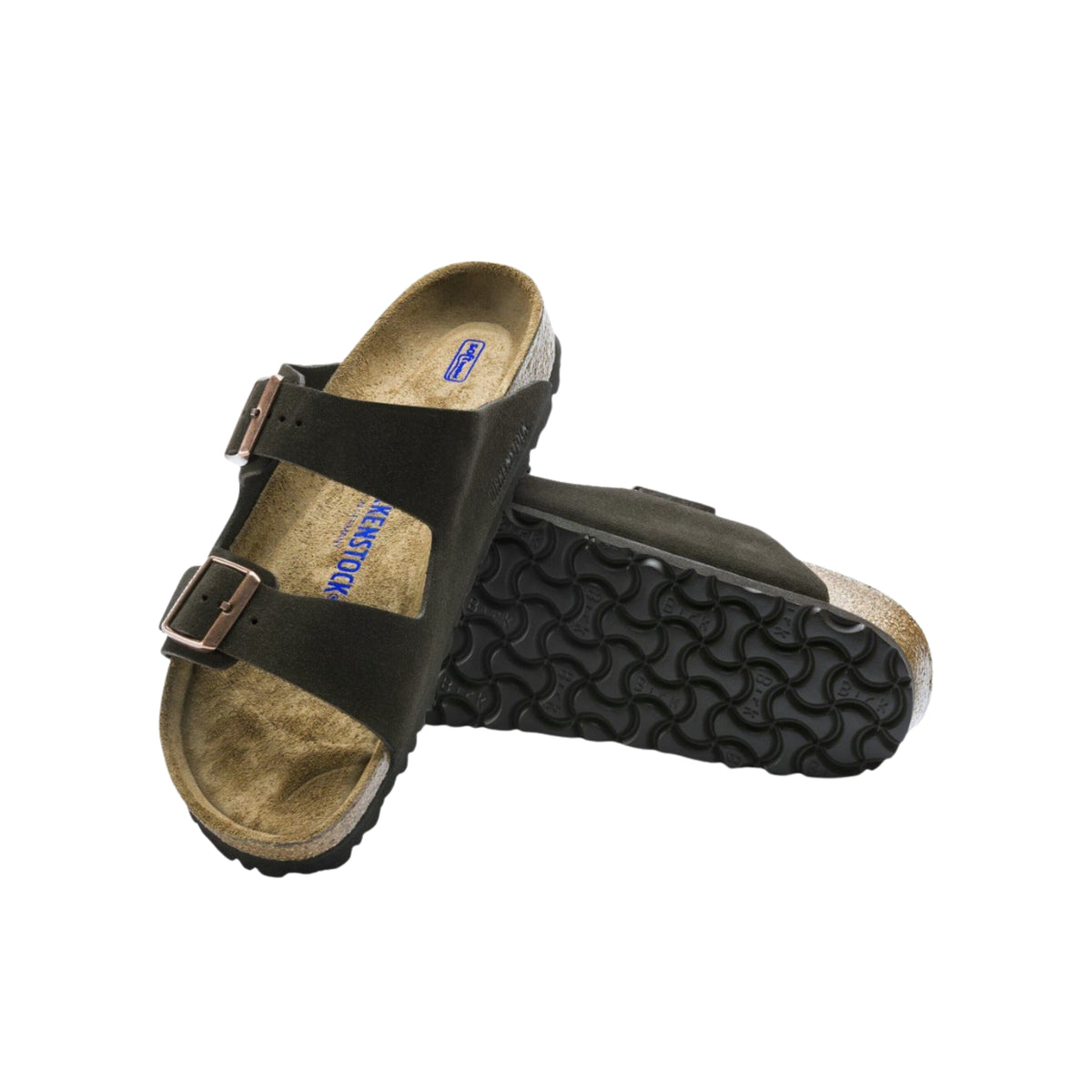 Birkenstock Arizona Soft Footbed Suede Unisex Sandal - Mocha