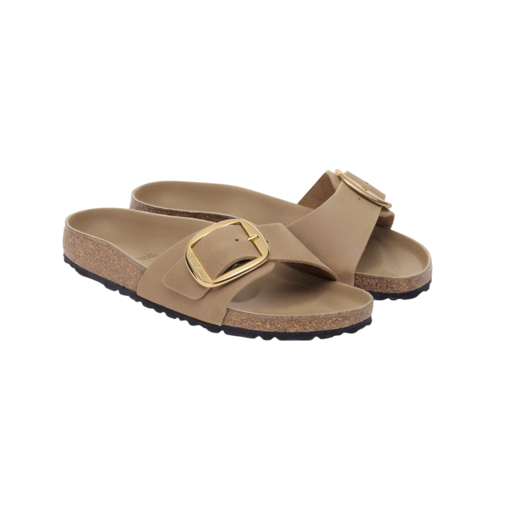 Birkenstock Madrid Big Buckle Sandals – Sandcastle Nubuck Leather