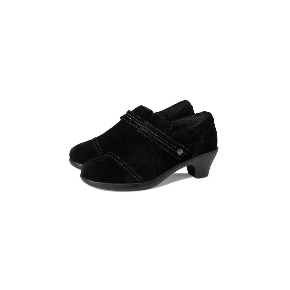 OrthoFeet Women's Eva Stretch Fabric Shoe - Black