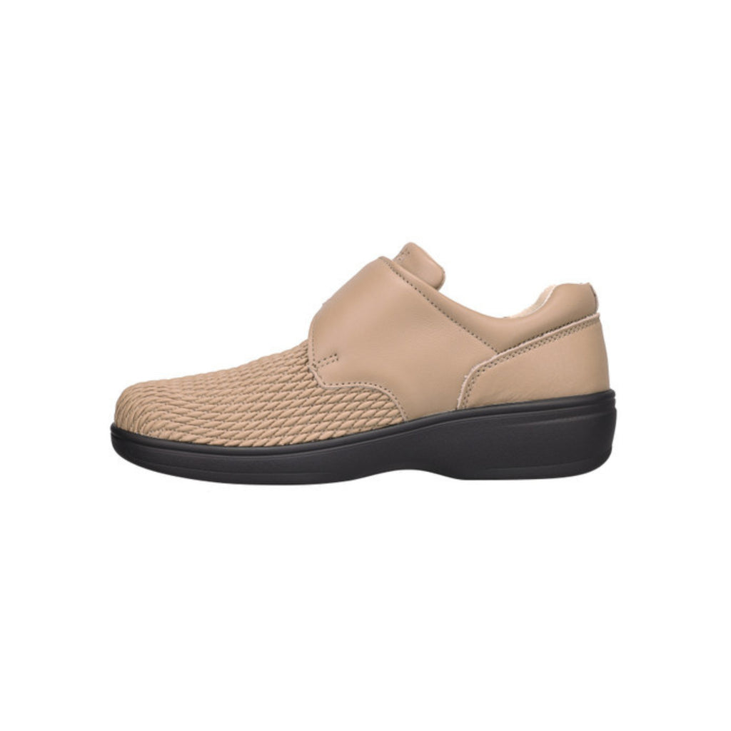 Propét Women's Olivia Stretchable Leather Slip-On Shoe – Taupe