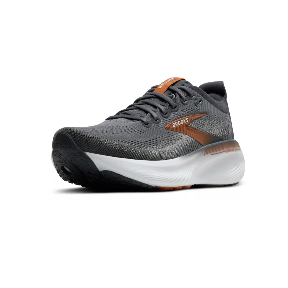 Brooks Men's Adrenaline GTS 25 Running Shoes - Turbulence / Bombay Brown / Grey