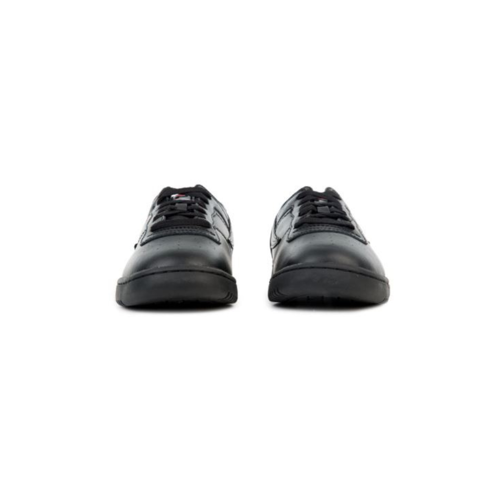 Fila Men's Original Fitness Leather Sneakers - Black/White/Fila Red