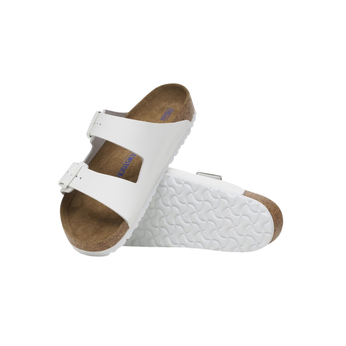 Birkenstock Arizona Soft Footbed White Leather Unisex Sandal