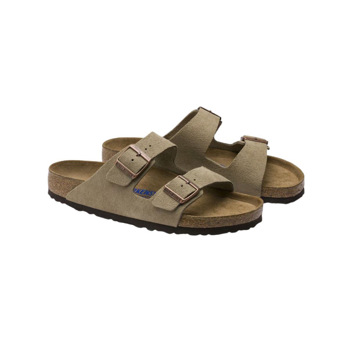 Birkenstock Arizona Soft Footbed Suede Unisex Sandal - Taupe