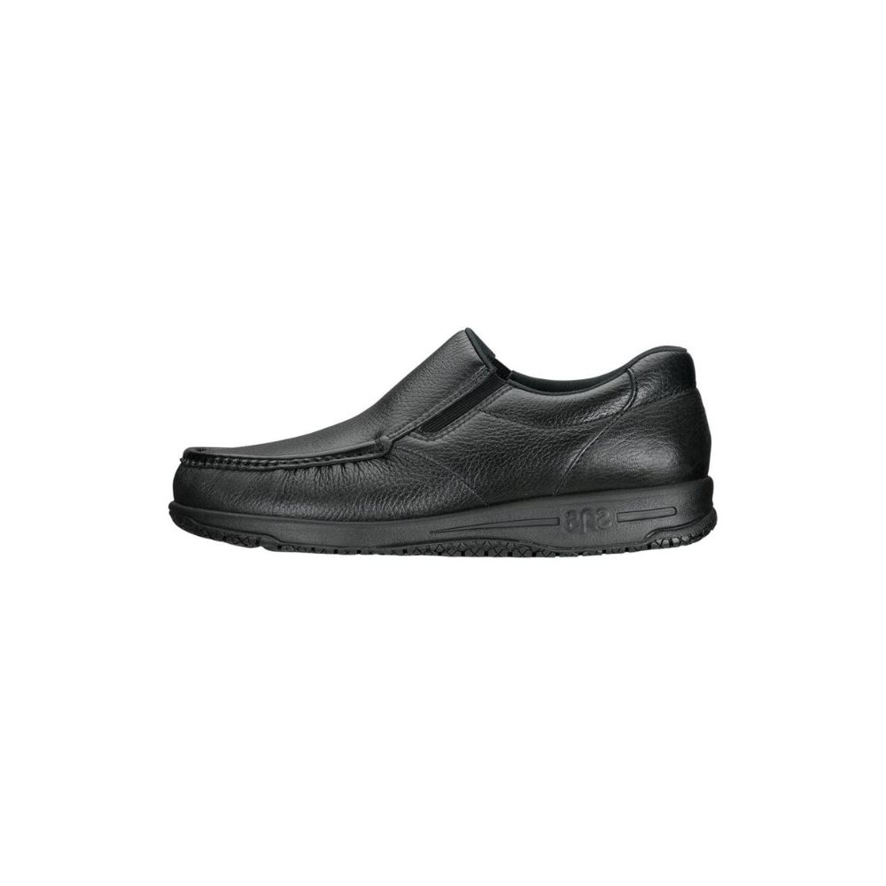 SAS Men's Navigator SR - Leather Slip On Loafer - Black