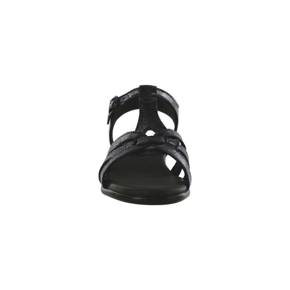 SAS Women's Aurora T-Strap Leather Sandal - Carbon