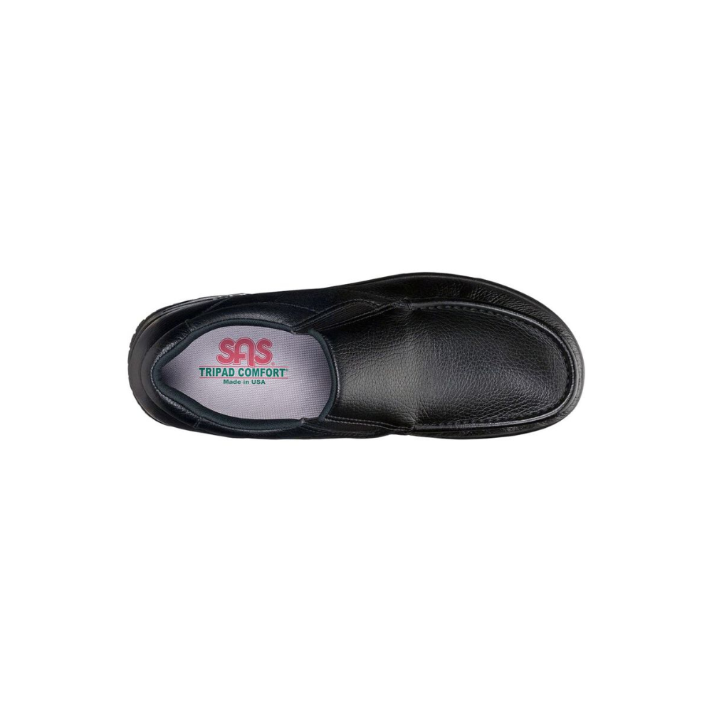 SAS Men's Navigator SR - Leather Slip On Loafer - Black