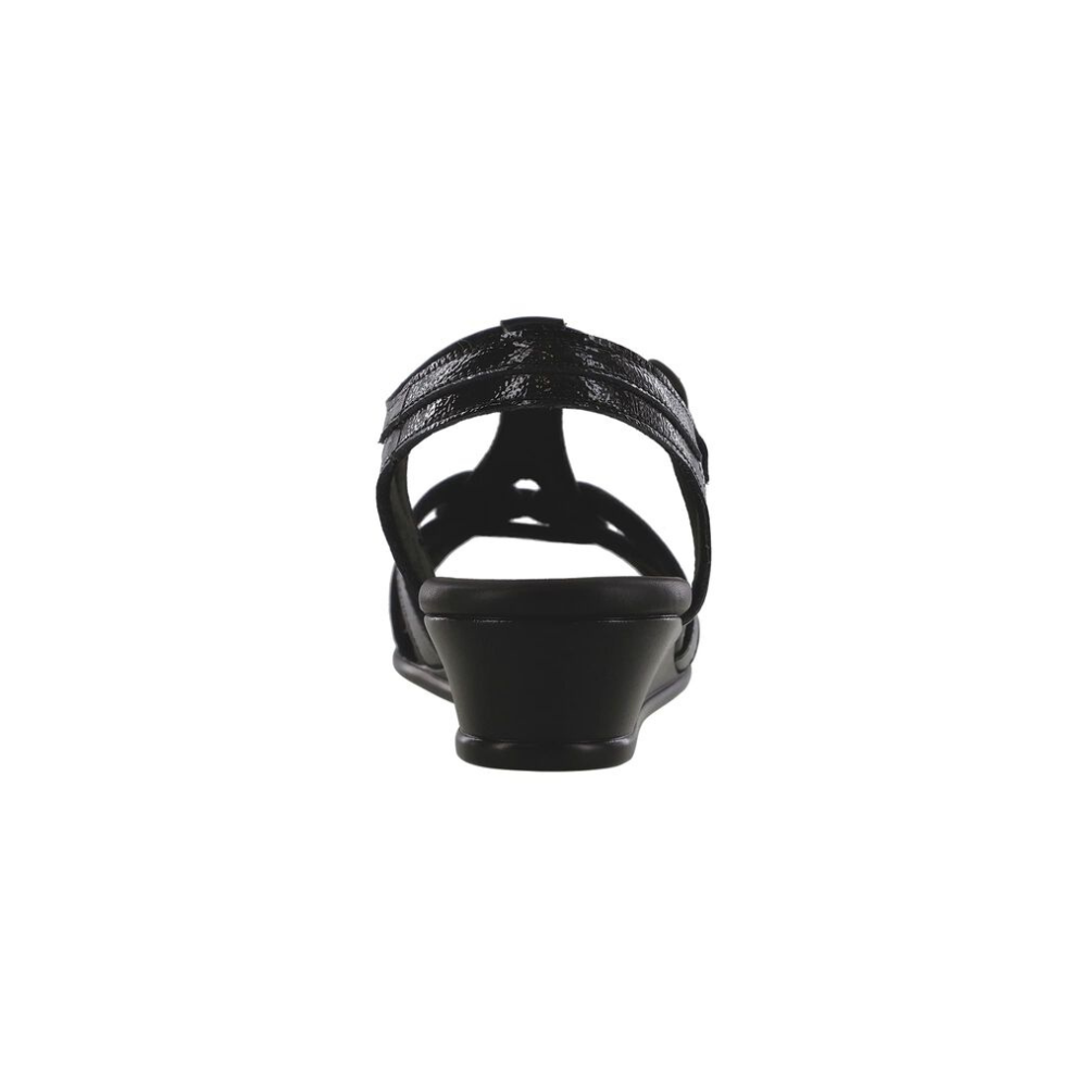 SAS Women's Aurora T-Strap Leather Sandal - Carbon
