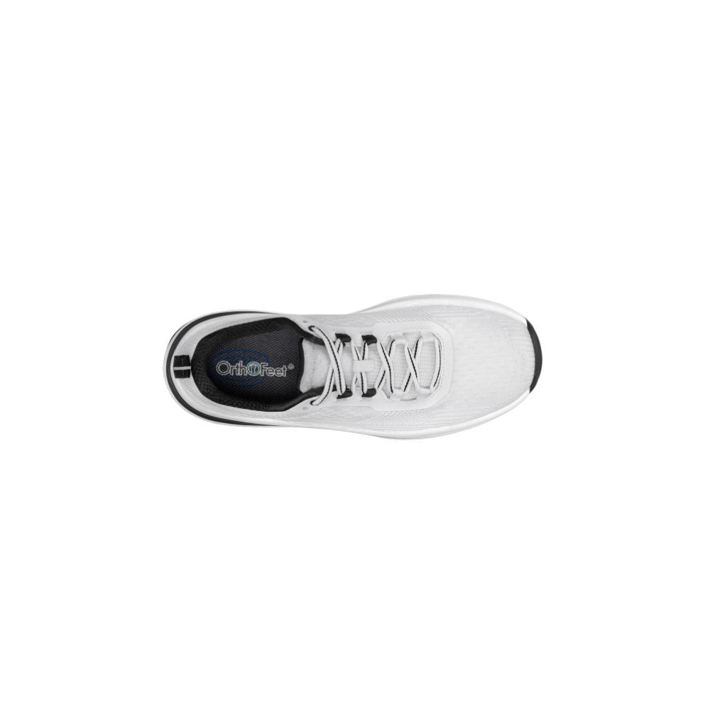 OrthoFeet Women's Relay Hands Free Sneaker - White