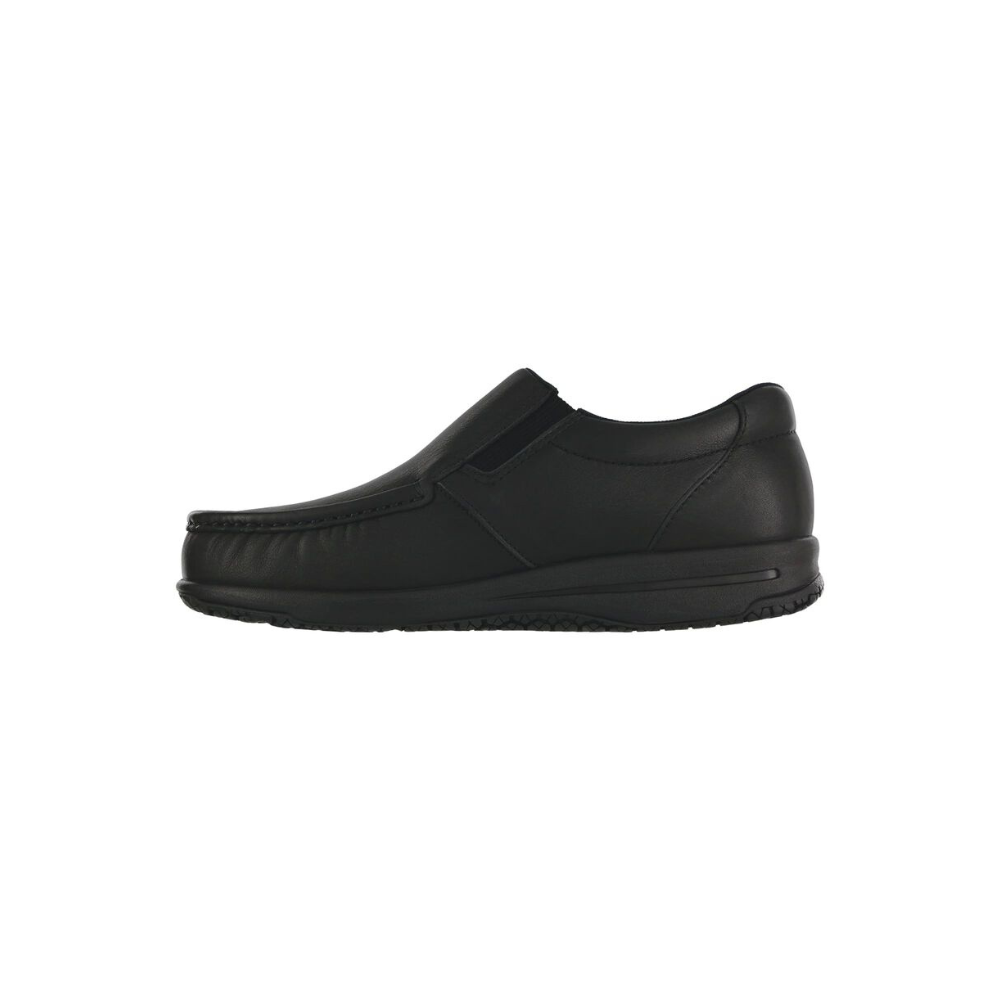SAS Men's Navigator SR - Leather Slip On Loafer - Matte Black