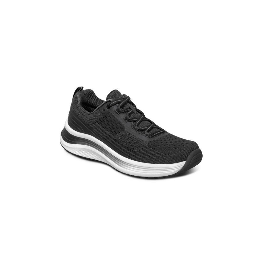 OrthoFeet Women's Relay Hands Free Sneaker - Black
