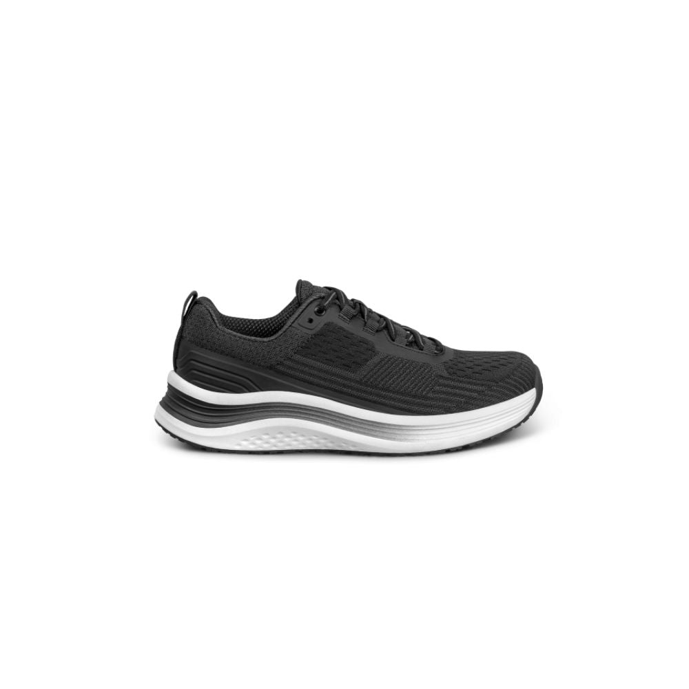 OrthoFeet Women's Relay Hands Free Sneaker - Black