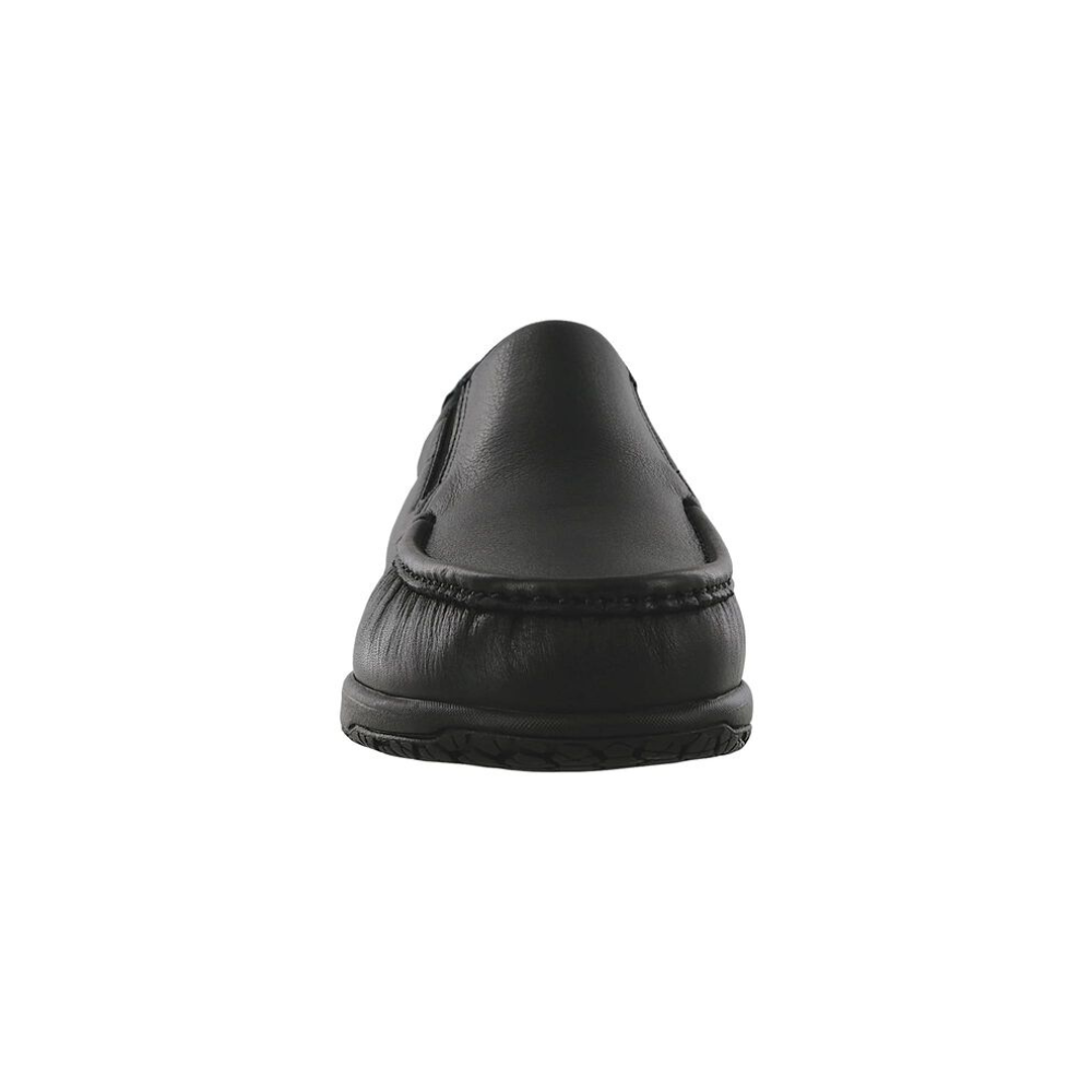 SAS Men's Navigator SR - Leather Slip On Loafer - Matte Black