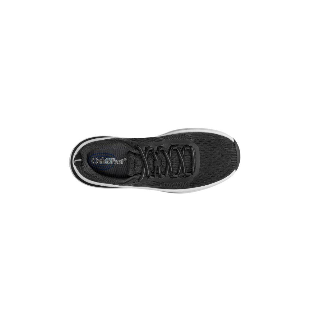 OrthoFeet Women's Relay Hands Free Sneaker - Black