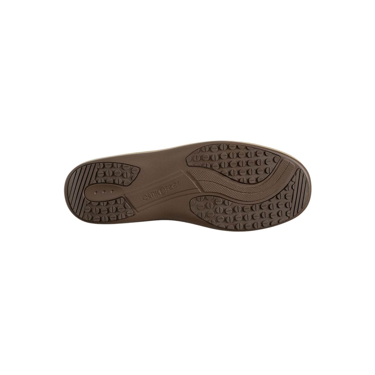 Orthofeet Women's Lorin Hands-Free Suede Orthopedic Slipper - Shoe - Brown