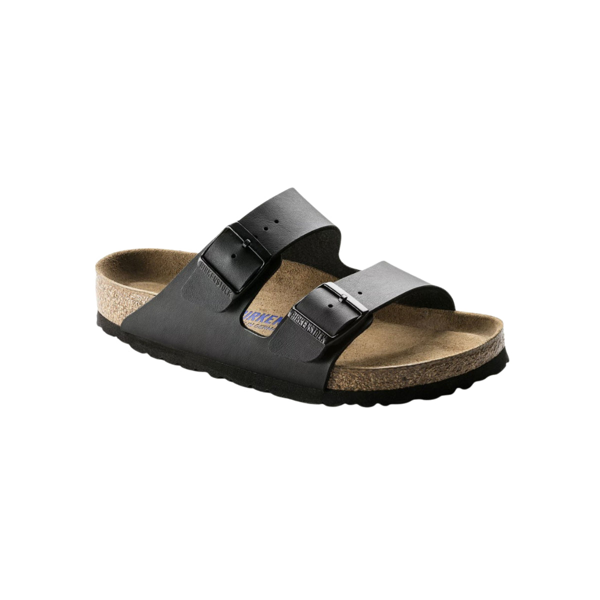 Birkenstock Arizona Birko-Flor - Black Leather Unisex Sandal Soft Footbed