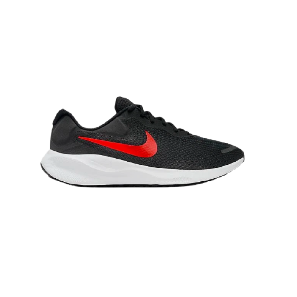 Nike Revolution 7 Unisex Running Shoe Black/White/University Red - FB2207 003