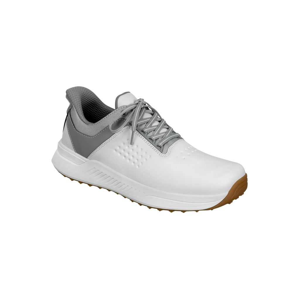 Orthofeet Men's Birdie Hands-Free Water-Repellent Golf Shoes - White