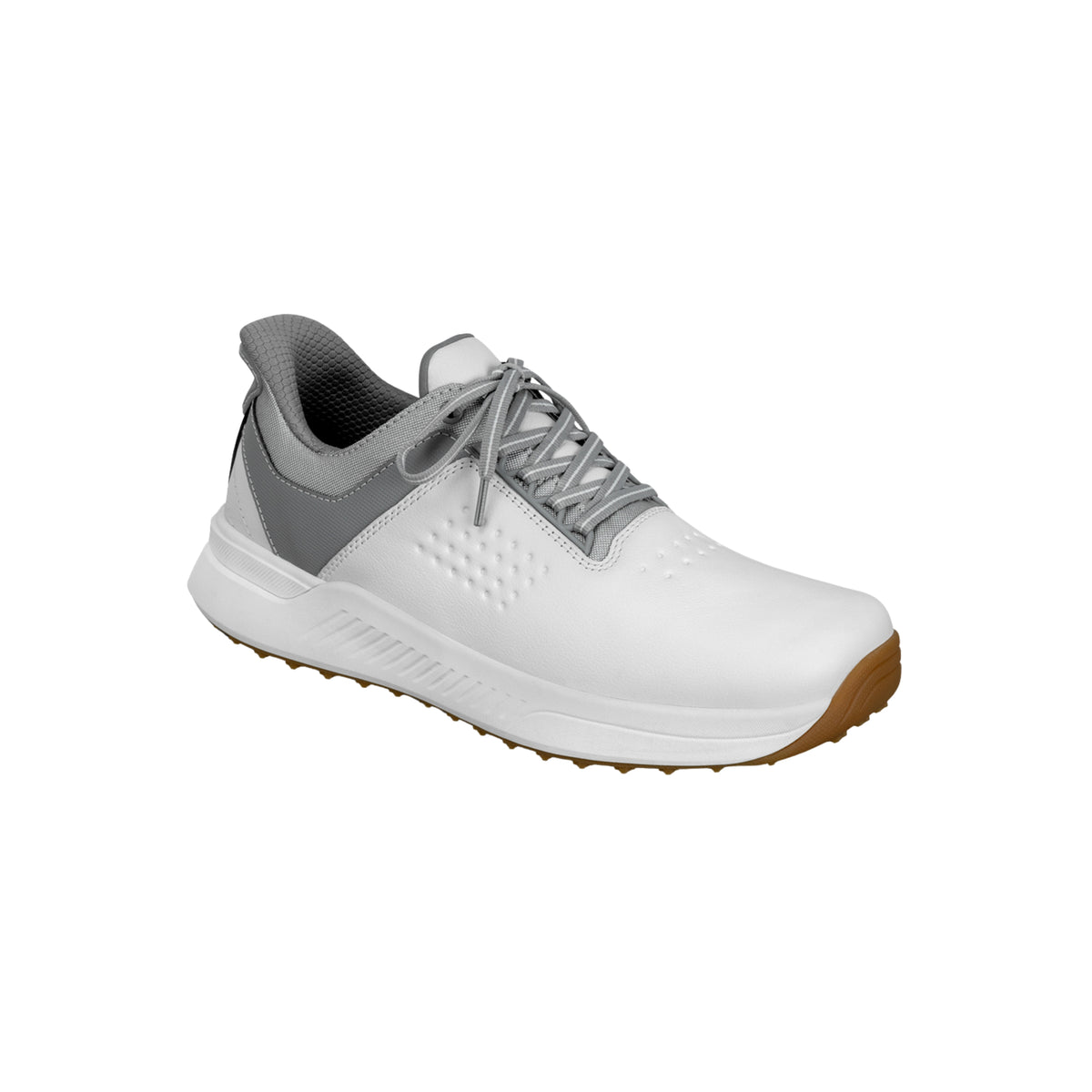 Orthofeet Men's Birdie Hands-Free Water-Repellent Golf Shoes - White