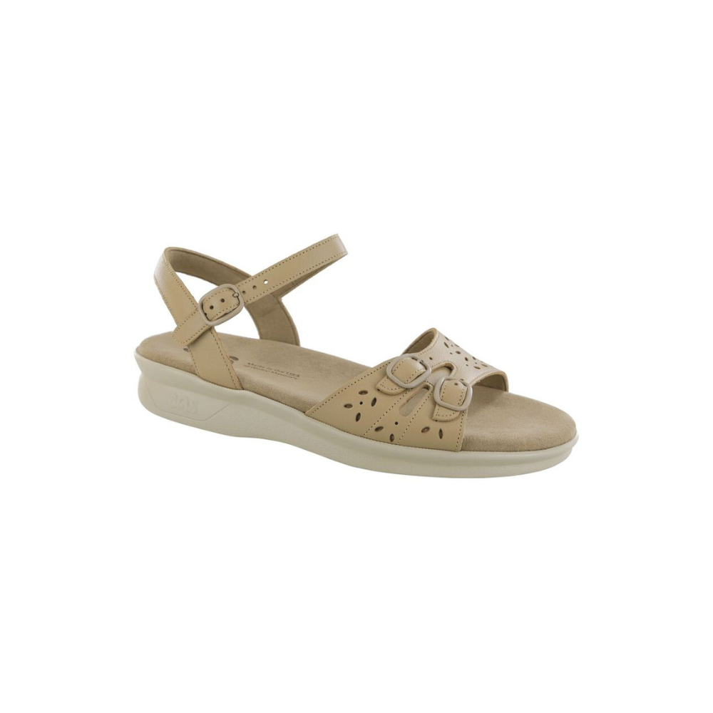 SAS Women's Duo - Quarter Strap Comfort Sandal - Warm Stone
