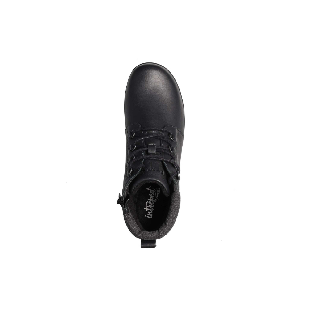 Propét Women's Delaney Leather Everyday Comfort Ankle Boot - Black