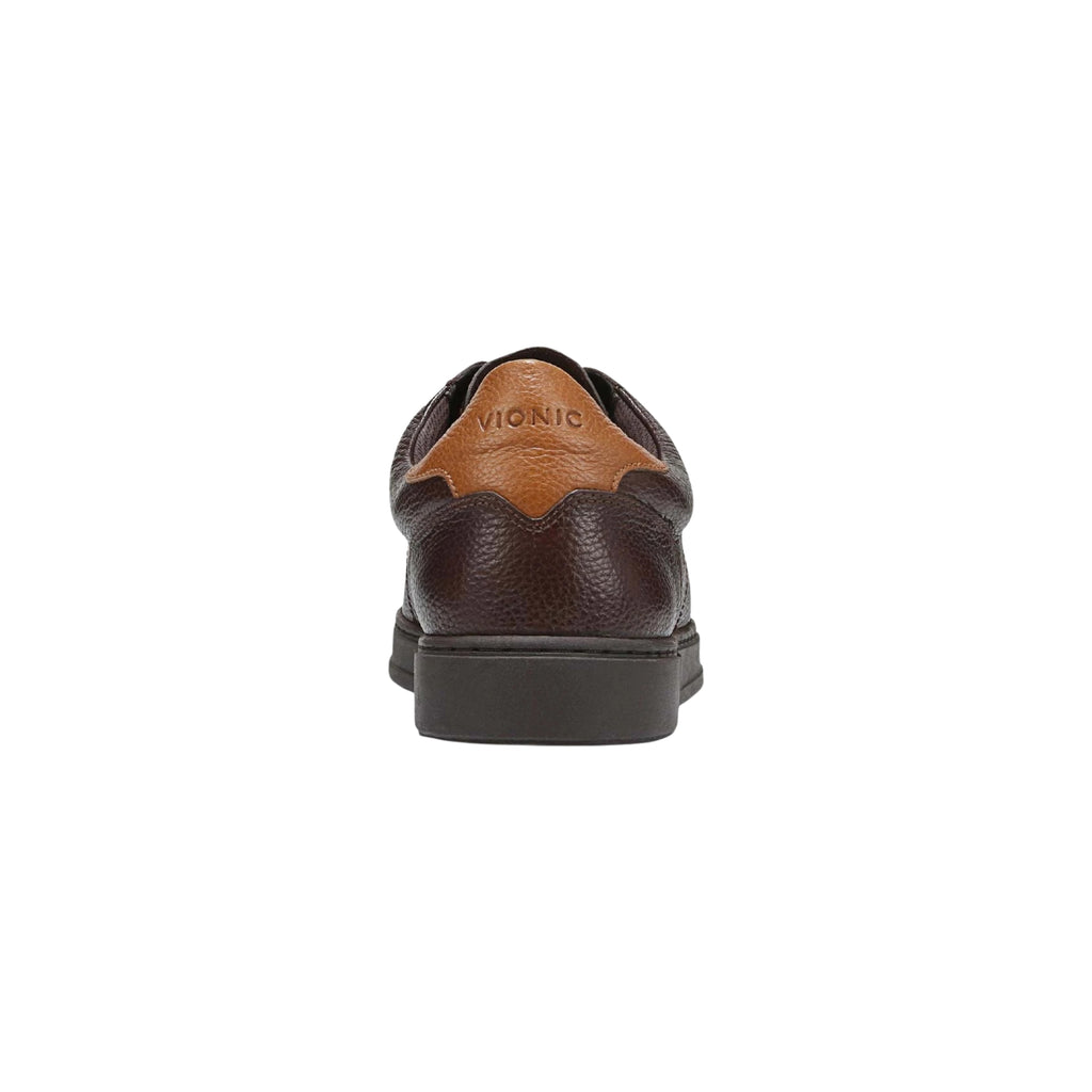Vionic Men's Lucas II Lace Up - Chocolate Brown Leather Shoes